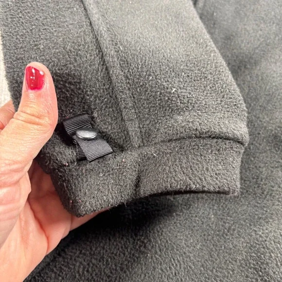 The North Face Women's‎ Fleece Jacket Full Zip Black M Gorpcore Outdoor Warm - Picture 2 of 7